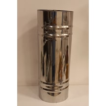 Renuzu Soba Borusu Çap 13 Cm Derinlik 90 Cm Paslanmaz Krom Çelik 430