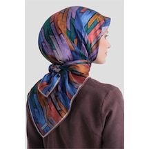 Armine Saf İpek Twill Eşarp 9612d 53 pembe