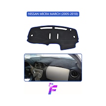 Nissan Micra 2005-2010 Uyumlu Torpido Örtüsü Yansıma Önleyici Tam Koruma Kolay Montaj H65 Torpido Halısı