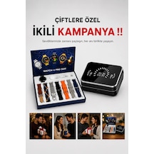 Mey İthalat Powerbank Aynalı Bluetooth Kulaklık Ve Akıllı Saat Seti Anc Özelliği Dokunamatik