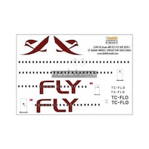 Babibi Dat01062 1/144 Ölçek, Fly Air, Md-83, Şema-1, Dekal Çıkartma