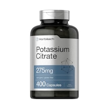 Horbaach Potassium Citrate 275 Mg 400 Capsules Non-gmo, Glute... Aromasız