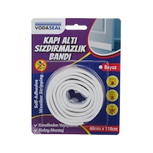 Kapı Altı Sızdırmazlık Bandı 40mmx110cm, Beyaz 0.05 M