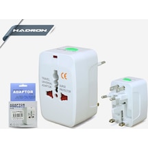 Hadron Hd4499 Universal Türk Ingiliz 220-110 Çevirici Adaptör