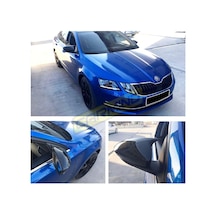 Skoda Octavia 2013-2020 Batman Yarasa Ayna Kapağı Piano Black Abs