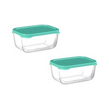 Paşabahçe 53733 Snowbox 2 Li Cam Saklama Kabı 420 Cc Yeşil 96062989