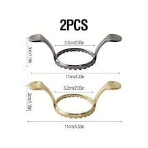 Honeybeeshop 2 Adet Çift Kulaklı Yuvarlak Mantı Ve Çörek Kalıbı Çinko Alaşım Pişirme Makinesi