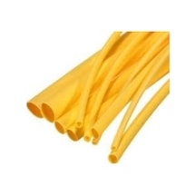 16/8mm Isı İle Daralan Makaron Sarı 1 Metre Kablo Kılıfı