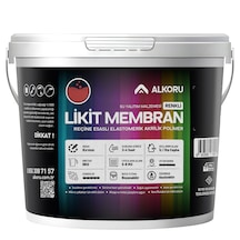 Alkoru 5 Kg Kırmızı Likit Membran Renkli Reçine Esaslı