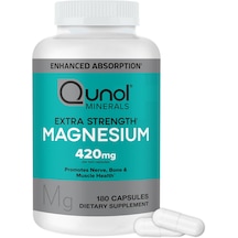 Qunol Magnesium 420 Mg 180 Kapsül Usa Menşeii Dmmedicineden Orijinal