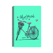 3 Adet Art Style Defter A4 80 Yaprak Kareli Pp Kapak Spiralli
