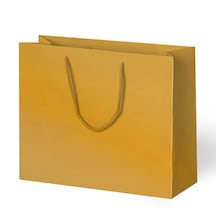 Altın Lüks Karton Çanta 42x38cm Pakette 10 Ad