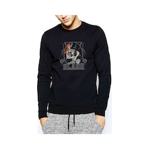 Slash Metal Rock Music Müzik 3 Baskılı Siyah Erkek Sweatshirt (528841744)