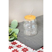 Paçi Bambu Kapak Pipetli Kupa 450 Cc Çok Renkli