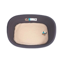 M-pets Java Plastik Minderli Köpek Yatağı Large 80x57x25 Cm 244-54007.03