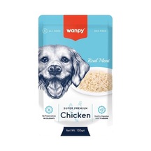 Wanpy Pouch Tavuklu Yaş Köpek Maması 100 Gr