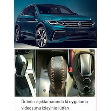 Dsg ,Tiguan Otomatik Vites Topuzu Kılıfı Hakiki Deriden El Yapımı