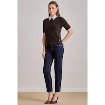 Slim Straight Mavi Jean Pantolon Mavi
