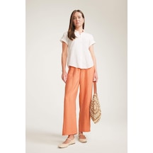 DeFacto Regular Fit Esnek Belli Cepli Düz Paça Pantolon F0984AX25SMOG327