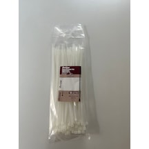 300 X 4,8 Kablo Bağı 100 Adet Beyaz