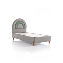 Jüni Tek Kişilik Sandıklı Baza Başlık Seti Modern Baza Ve Başlık Takımı, Depolama Alanlı Yatak Yoktur 120 x 200 CM