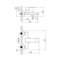 Şık Tasarımlı Banyo Aksesuarı, Modern Altın