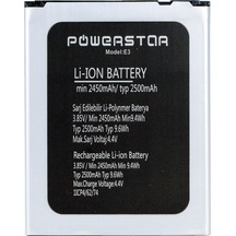 Vestel Uyumlu Venüs E3 Pil Batarya 2500Mah Powerstar