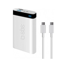 Sbs İntelligent Fast Charge 10.000mAh Led 2M Type-C Powerbank