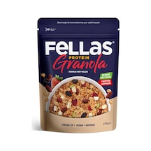 Fellas Vegan Protein Granola Kırmızı Meyveler 270 G - 8 Adet Tarı