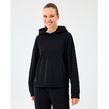 Skechers W Essential Hoodie Sweatshirt Kadın Siyah Sweatshirt S2610013-3817 Siyah