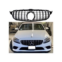 Mercedes W205 Gtr Ön Panjur Izgara Seti Krom-siyah 2019 Sonrası