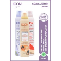 Icon Cilt Bakım Köpüğü Strawberry-cheesecake&blueberry-mılkshake&vanılla Creme-brulee Set