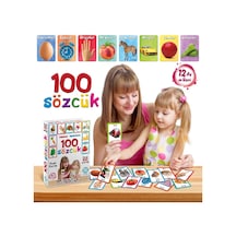 İlk 100 Sözcük Kelime Üretme Zeka Geliştirici Eğitici Kartlar
