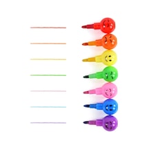 4'lü Emojili Yumurtlayan Boya Kalemi Seti Çok Renkli