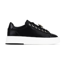 Tamer Tanca Kadın Suni Deri Siyah Sneakers & Spor Ayakkabı 1009 3333 Bn Ayk Y26 Sıyah Cılt