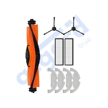 Xiaomi Mop 2 Ultra X10 Uyumlu 1 Ana Fırça 2 Yan Fırça 2 Filtre 4 Mop Pkt-iasgf0001330
