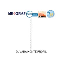 Mekoraf Duvara Monte Profl 2MT-2.5 MT 4 Adet