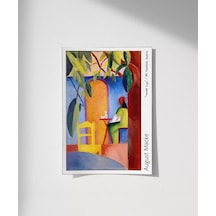 Çerçevesiz Poster August Macke Türk Kafesi