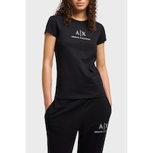 Armani Exchange Bayan T Shirt Xw000386 Af10354 Uc001 Siyah Siyah