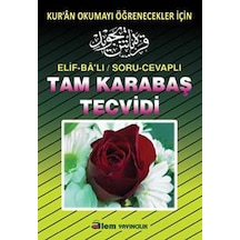 Soru-cevaplı Tam Karabaş Tecvidi Büyük Boy - Aıaı-884298