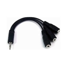 Platoon 3 Lü Stereo Çoklayıcı 3 X 3.5 Mm Aux Ses Sistemi Kablosu