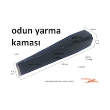 Odun Yarma Kaması Çelik Odun Kesme Kırma Parçalama Keskisi Çivi