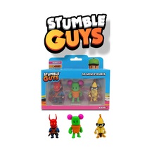 Stumble Guys 3'lü Mini Figür Seri 4 - Onıjutsu - Pokey Stabbins - Golden Banana