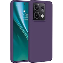 Newface Xiaomi Redmi Note 13 Pro 4g Kılıf First Silikon - Mor Diğer