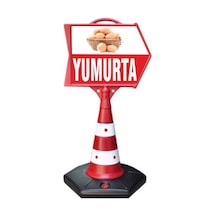 Yumurta Temalı Uyarı ve Yönlendirme Ok Dubası