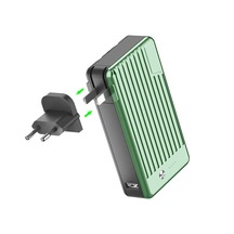 Xipin T106 10000 mAh Powerbank 3 in 1 Çoklu Kablolu 2.1A Taşınabilir Hızlı Şarj Cihazı - ZORE-219613 Yeşil
