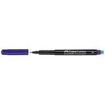 Faber-castell Multimark Asetat Kalemi Permanent S Seri Mavi 1523 51 10 Lu Kutu Karışık