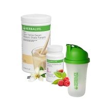 Herbalife Shake Vanilya 550 Gr + Çay 50 Gr Ahududu + Shaker