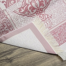 Hediyelik İpek Nur Tafta Seccade Açık Bordo 68x110 Cm - 200 Gr Çok Renkli