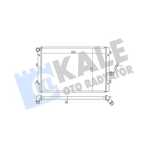 Kale 353000 Motor Su Radyatörü - Vw Touran 2003- 2.0 Tdi Dizel 1k0121251ab - 1k0121251bk - 1k0121251dd - 1k0121251dm - 1k0121251eh - 1k0121251n - 3c0121251ar - 3c0121253al - 3c0121253ar - 3c0121253k - 3c0121253q